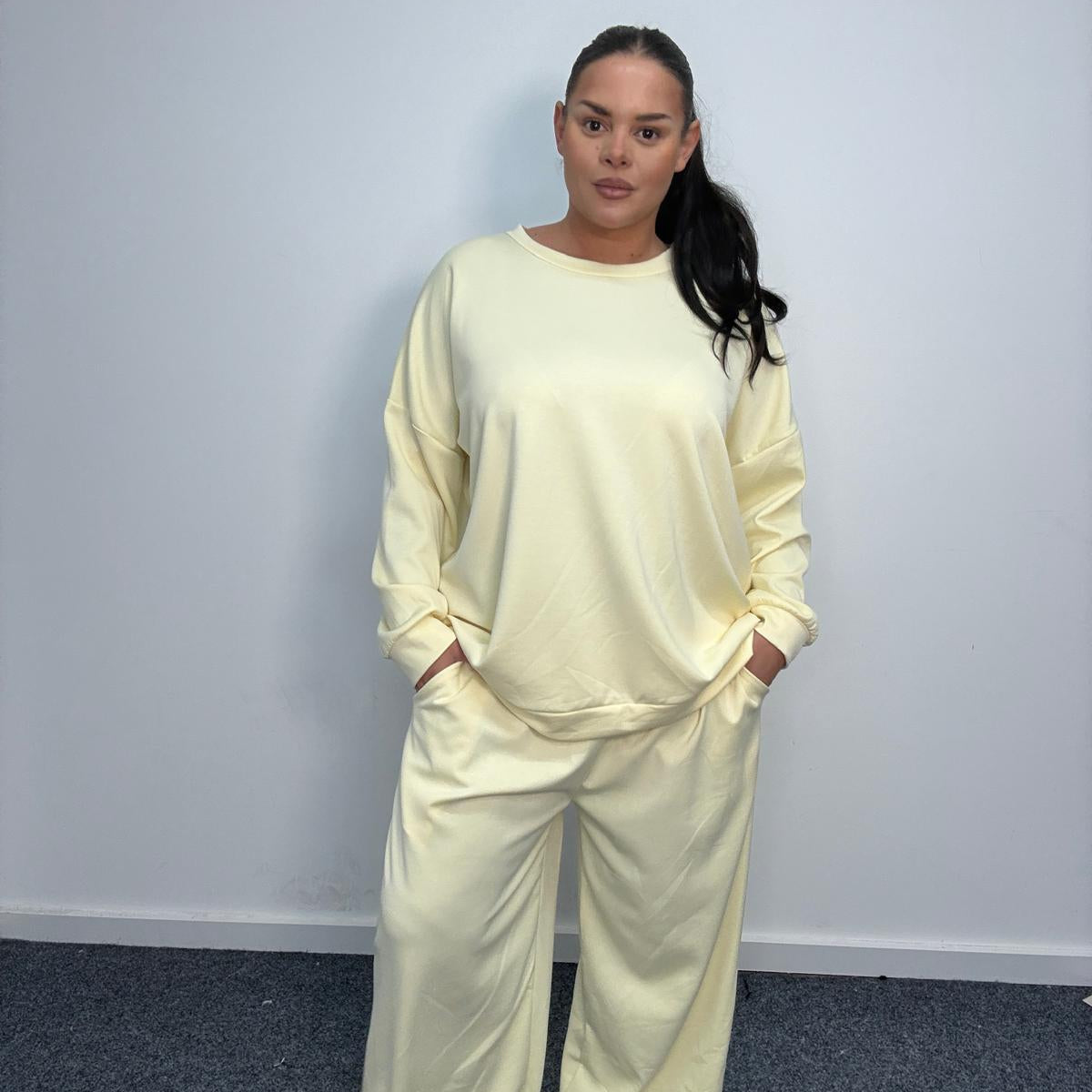 Plus Size Oversized Lounge Co Ord Set