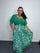 Plus Size Leopard Print Midi Dress with Pockets